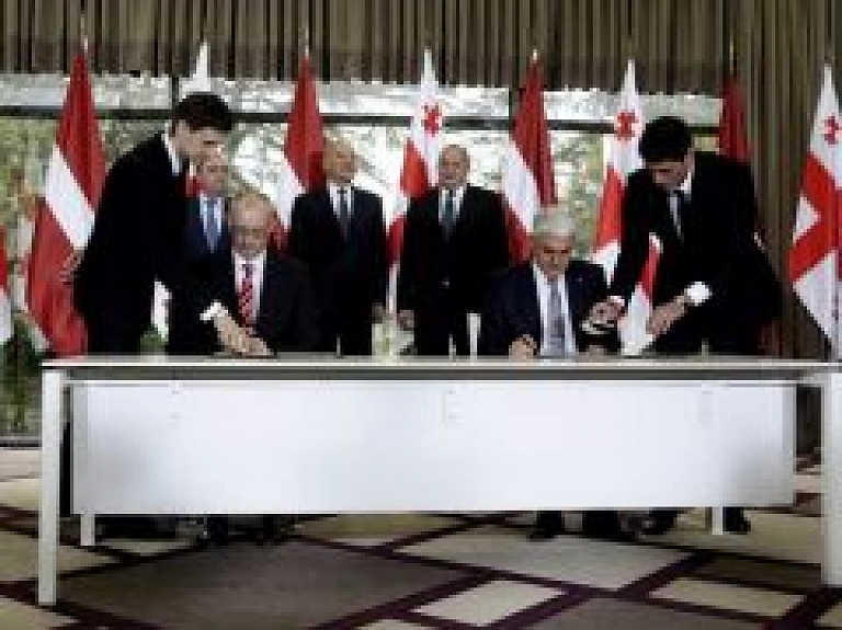 Valsts prezidenta oficiālās vizītes laikā Jūrmala paraksta sadarbības līgumu ar Batumi