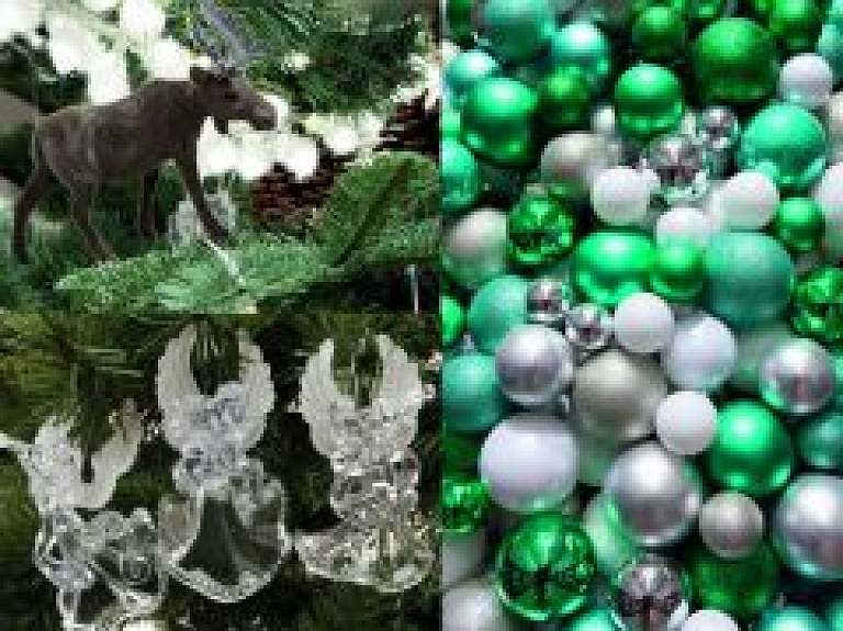 "K-rauta": Ziemassvētku eglītei aktuāli antīki grezni un apgleznoti rotājumi