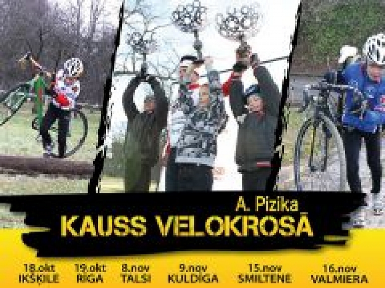 A.Pizika kausa velokrosā 6.posms notiks Valmierā