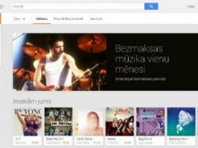 "Google Play Music" ienāk Latvijā