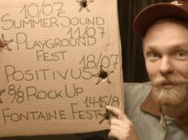 "The Big Bluff" sniegs koncertu festivālā "Positivus"