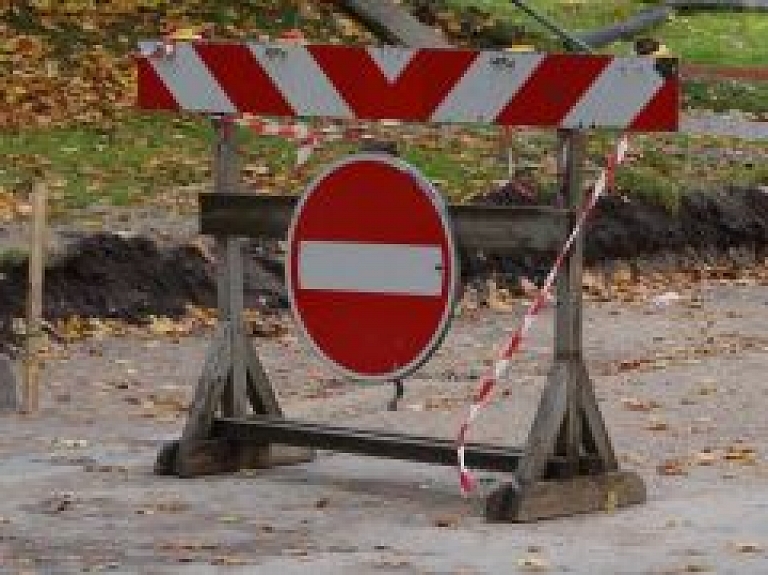 Satiksmes ierobežojumi Kuldīgas svētku laikā