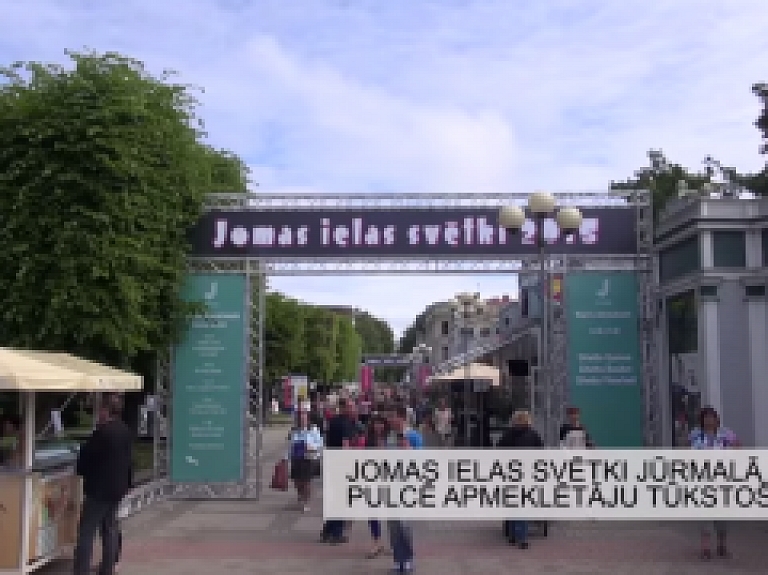 Latgales Reģionālā TV: Jomas ielas svētki Jūrmalā pulcē desmitiem tūkštošus apmeklētāju