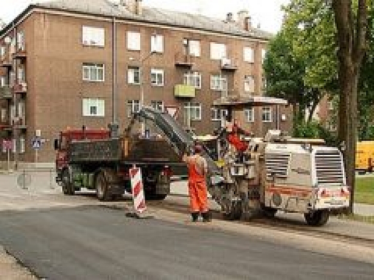 Daugavpilī kārtējais ceļu remontu periods