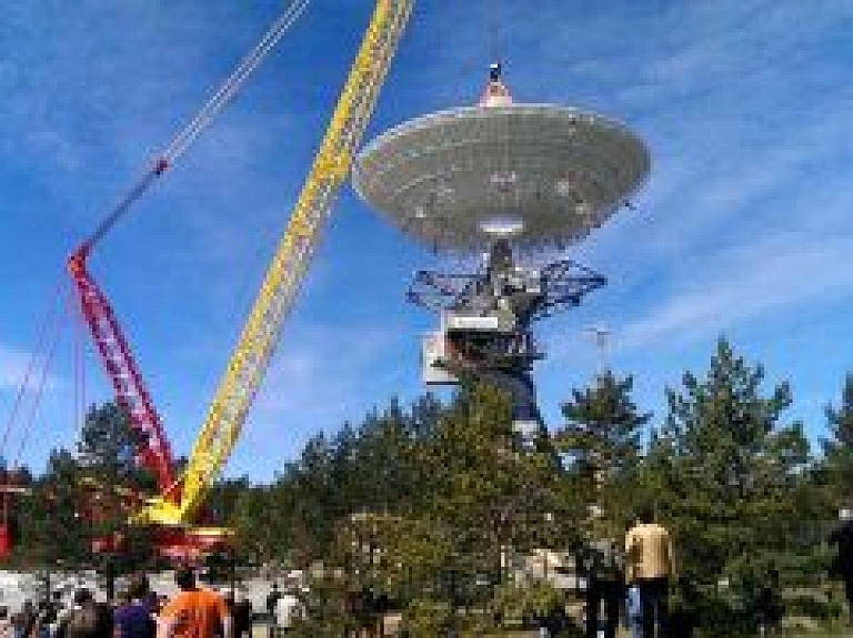 Irbenē šomēnes uzsāks reālus 32 metru antenas kustības testus