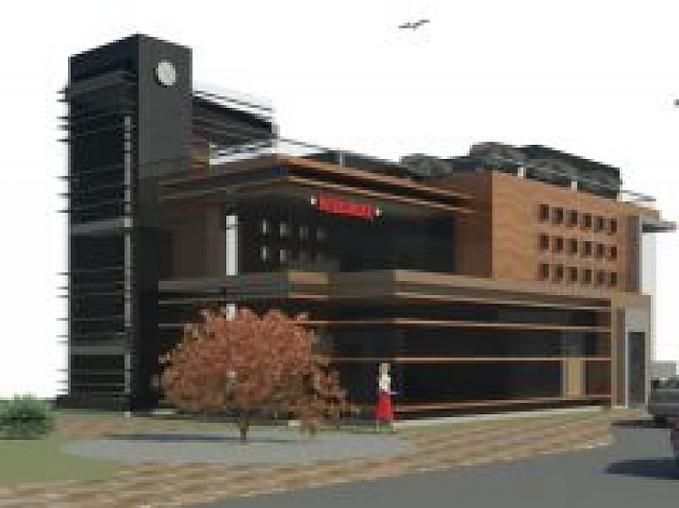 "Hesburger" uzsācis restorāna būvniecību Krasta ielā