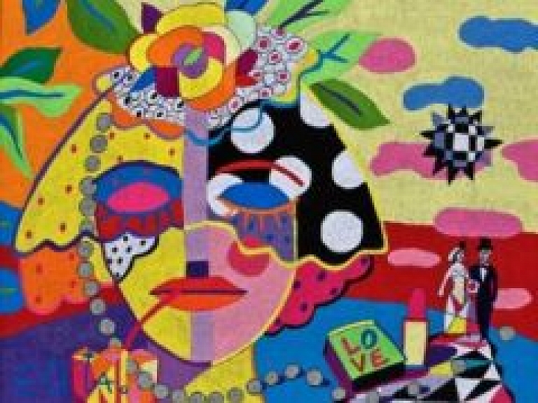 Jūrmalas kultūras centrā skatāma Elitas Patmalnieces izstāde "Prieks"