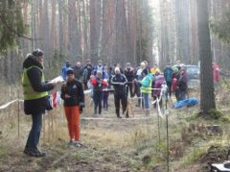 Jēkabpils orientieristiem pirmais čempionāts aizvadīts godam