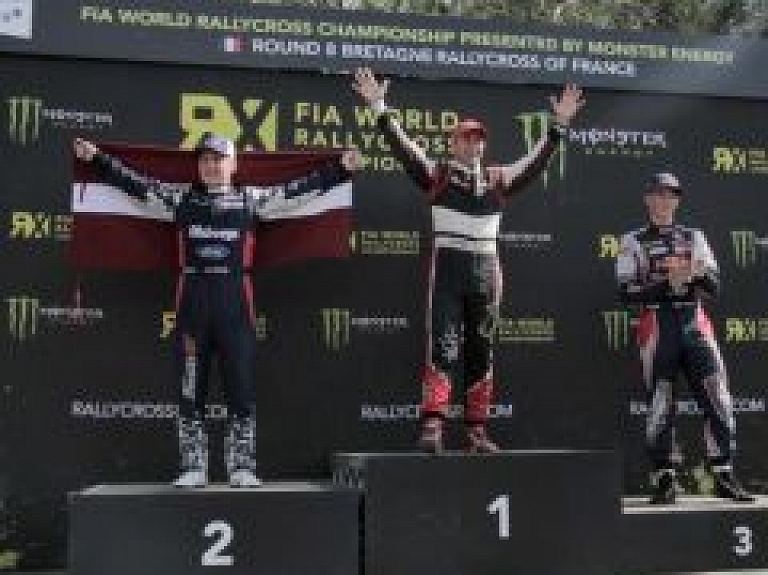 Nitišam otrā vieta pasaules rallijkrosa čempionāta Francijas posmā