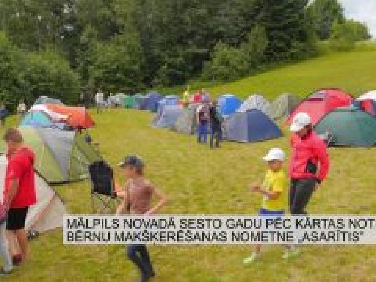Latgales Reģionālā TV: Mālpils novadā sesto gadu pēc kārtas notiek bērnu makšķerēšanas nometne "Asarītis"