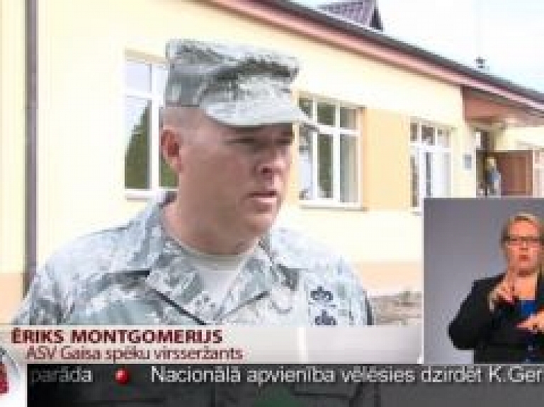 ASV karavīri renovējuši Naujenes bērnu nama ēku