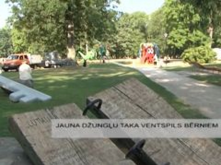 Kurzemes TV: jauna džungļu taka Ventspils bērniem