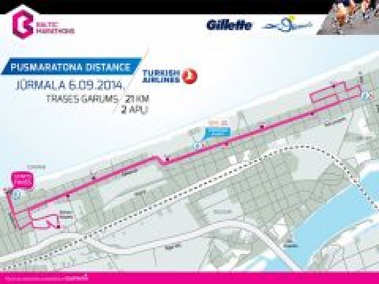 Septembra pirmajā sestdienā norisināsies Jūrmalas pusmaratons