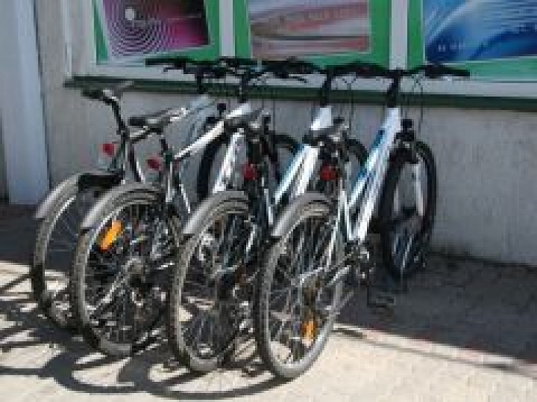 "Virši A" degvielas uzpildes stacijā Madonā pieejama velosipēdu noma