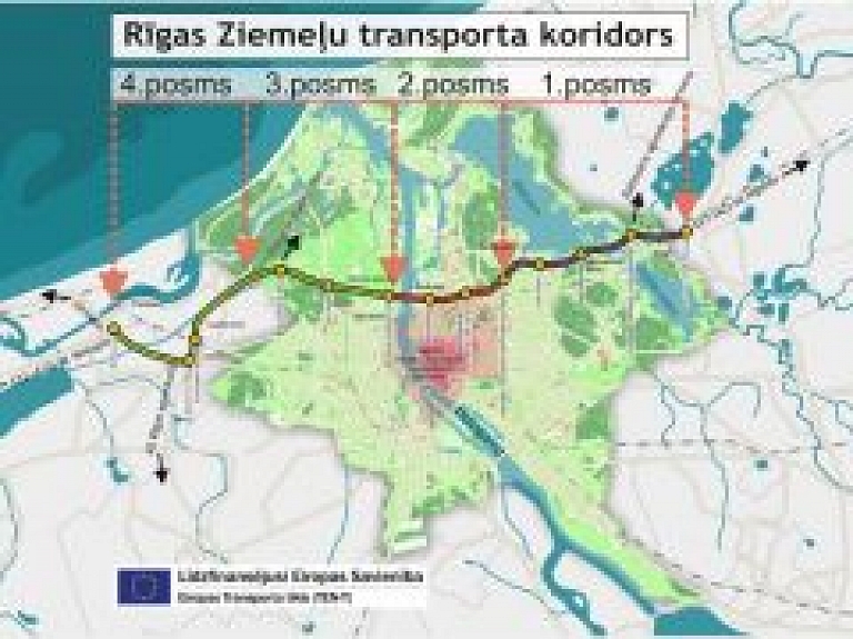 Izsludināts konkurss Ziemeļu transporta koridora 3. un 4.posma tehniskā projekta izstrādei