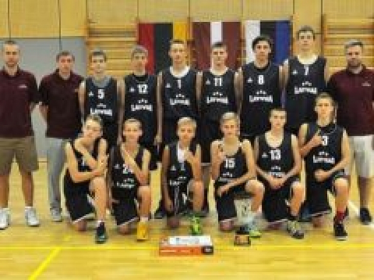 U-14 izlase izcīna Baltijas kausu Valmieras trenera vadībā