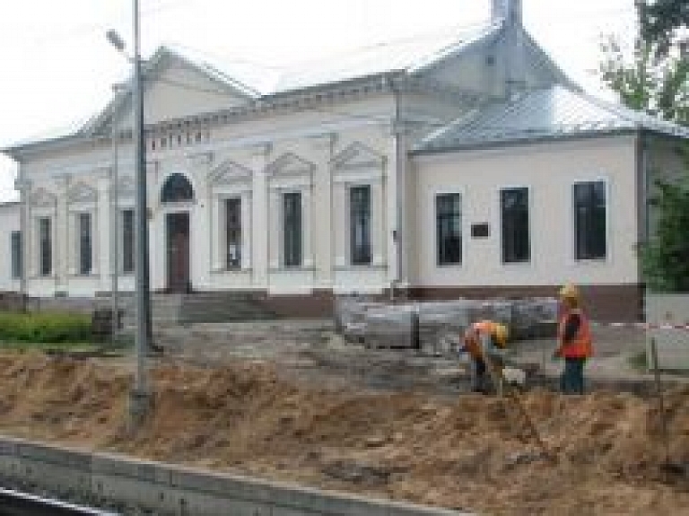 Sākusies Skrīveru dzelzceļa stacijas apkārtnes rekonstrukcija