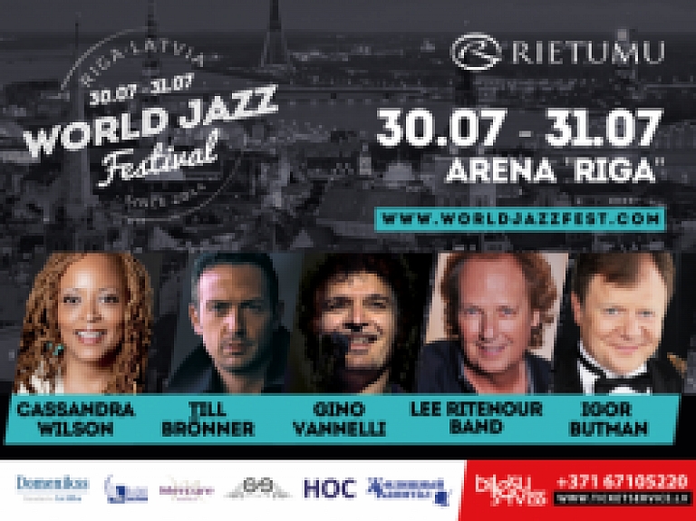 Jūlijā Rīgā norisināsies starptautiskais "World Jazz Festival"