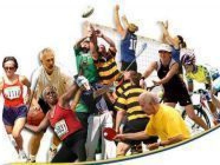 Sporta notikumu mozaīka