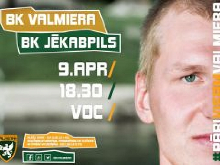 Trešdien "BK Valmiera" uzdevums ir uzveikt BK "Jēkabpils"