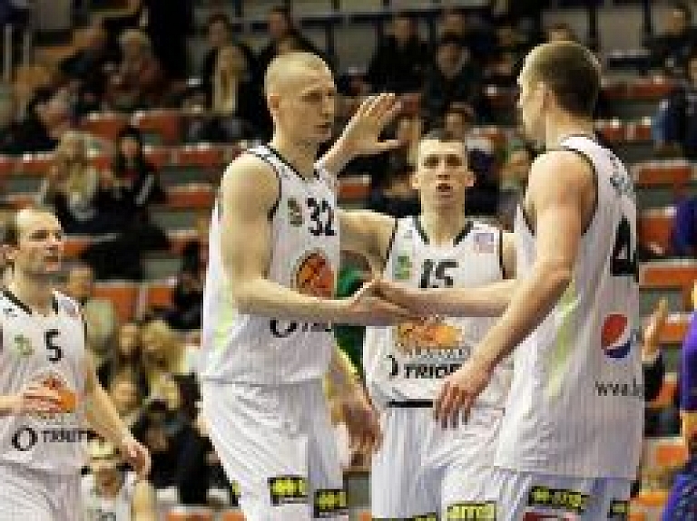 "Liepāja/Triobet" pārspēj "Mažeiķu" basketbolistus