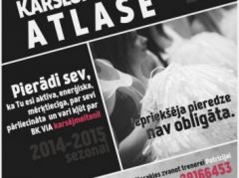 BK "ViA" karsējmeiteņu atlase
