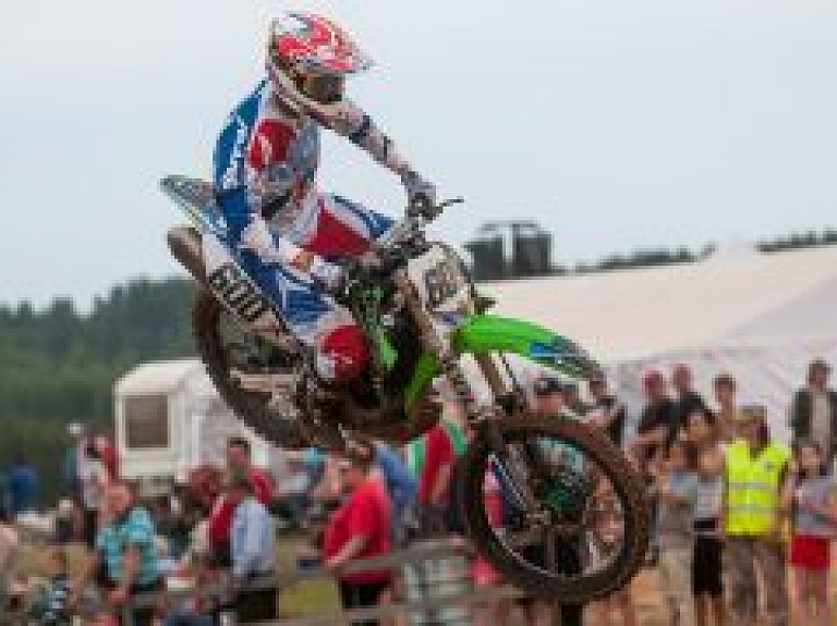 Dāvis Ivanovs startē Latvijas motokrosa čempionāta 3.posmā