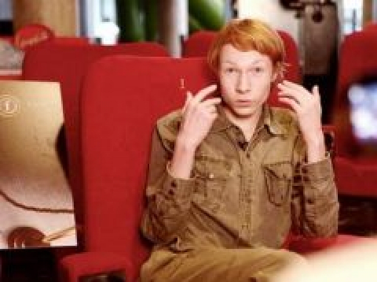 Rūdolfs Mings iepazīstina Dobeles jauniešus ar savām filmām