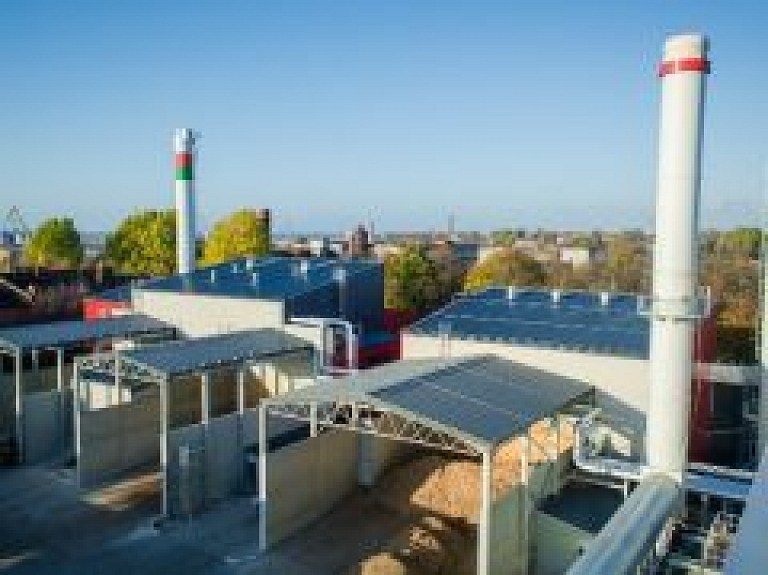 "Liepājas enerģija" atklāj jauno biomasas katlu māju
