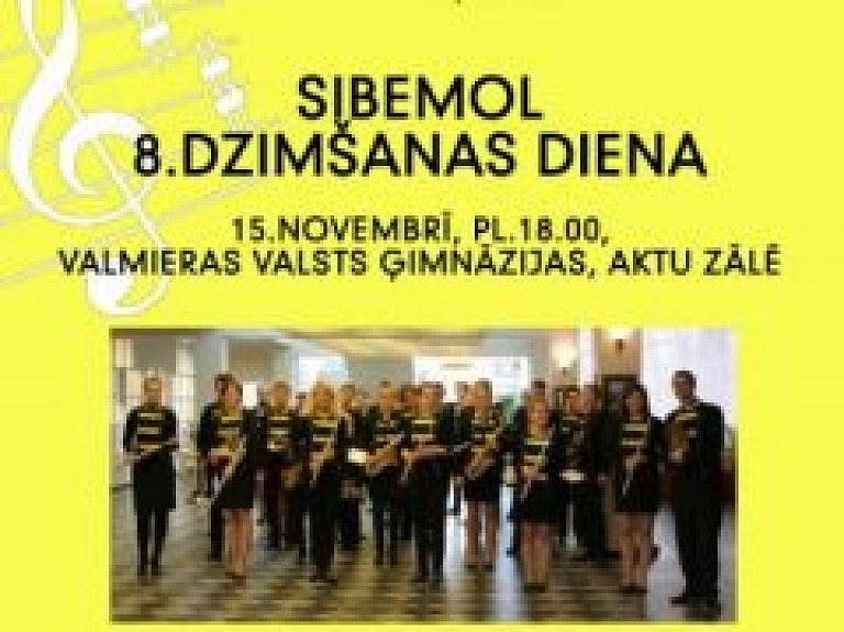 Pūtēju orķestra "Sibemol" 8.dzimšanas dienas koncerts