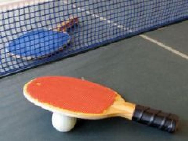 Preiļu novadā sācies čempionāts galda tenisā