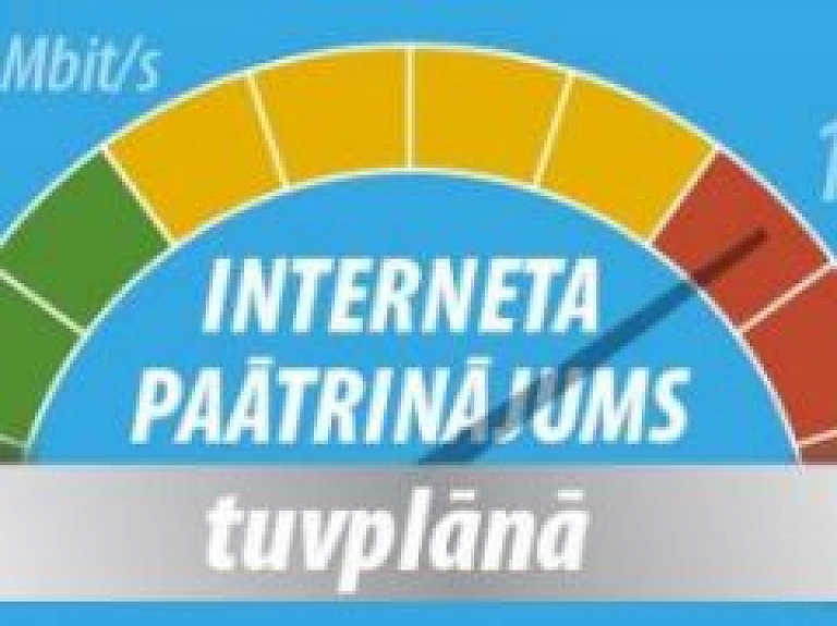 Vairāk nekā pusei Latvijas mājsaimniecību pieejams internets ar ātrumu 1 Gbit/s