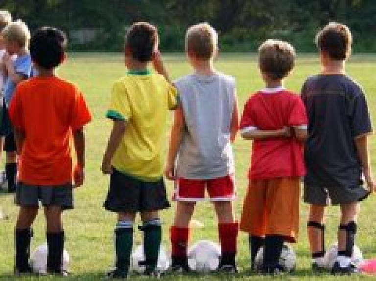 Sporta skolā var iesaistīties arī pirmsskolas vecuma bērni