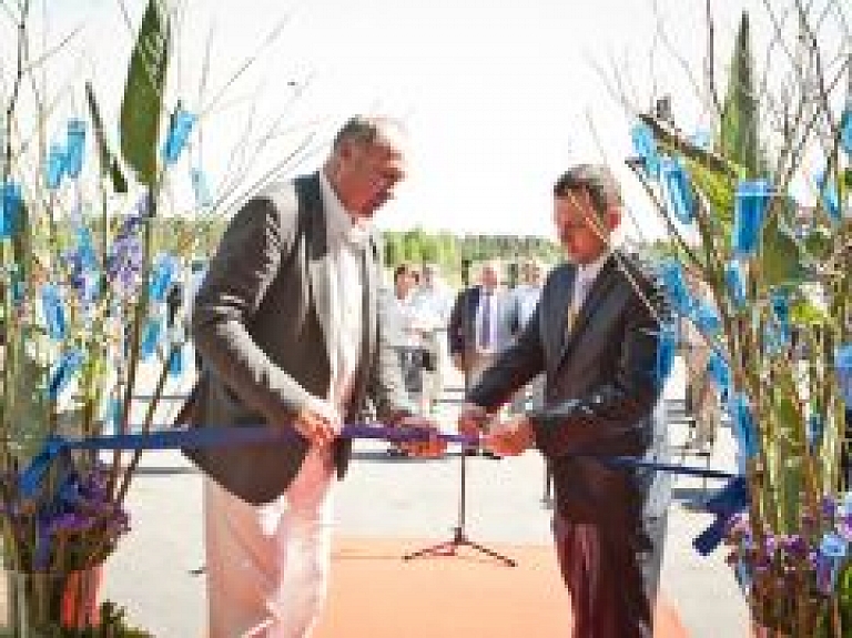 Garkalnē atklāta "Zaķumuižas" dzeramā ūdens ražotne