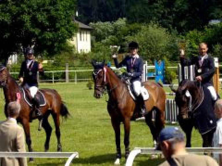 Latvijas čempions konkūrā Ģirts Bricis