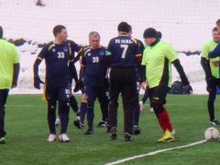 "FK Ogre" futbolisti Lietuvā