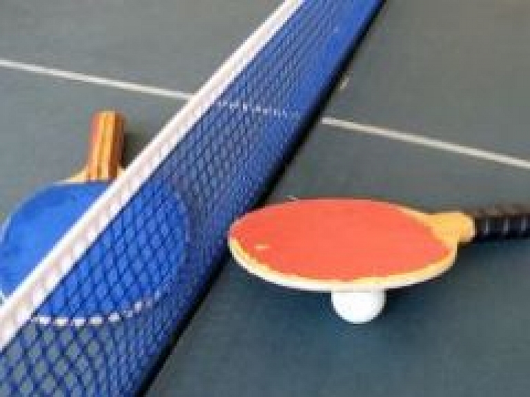 "Dartijā" aizvadīts veterānu čempionāts galda tenisā