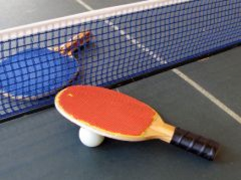 Rīgā notiks čempionāts galda tenisā