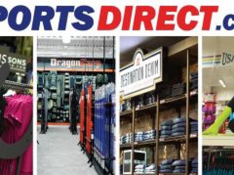 Sporta preču milža "Sports Direct" veikalu Latvijā atvērs sestdien