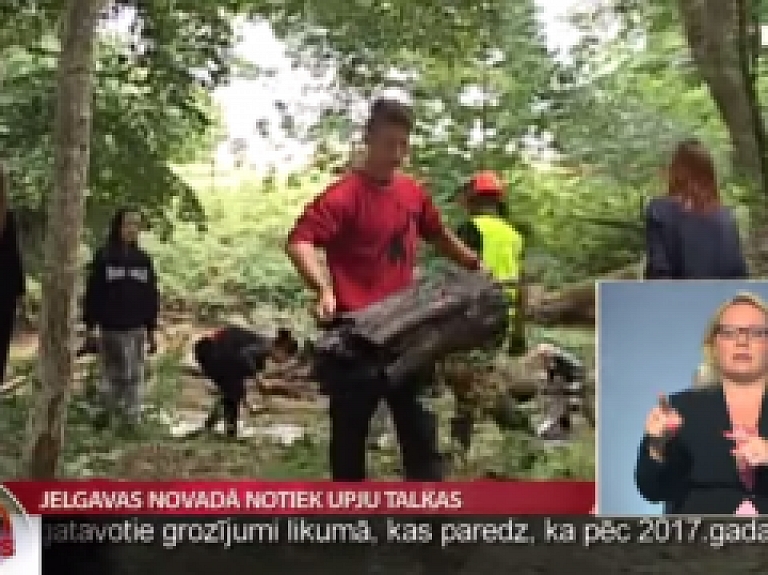 TV Spektrs: Jelgavas novadā notiek upju talkas