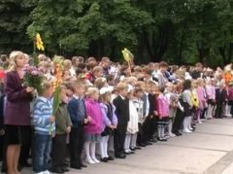 Jēkabpils skolās sākas jaunais mācību gads (video)