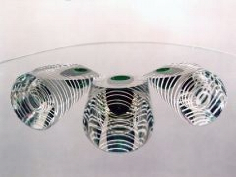 Herberta Erba radošais ceļš stiklā (galerija)