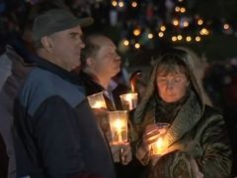 Jaunavas Marijas Debesīz uzņemšanas svētki Aglonā (video)