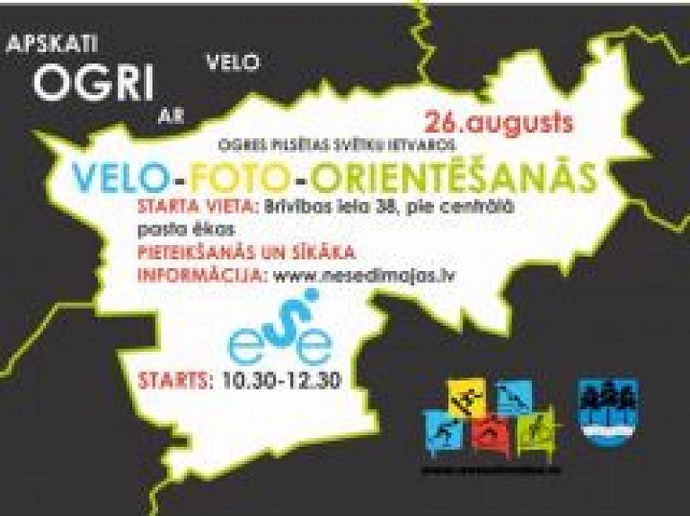 Velo-Foto-Orientēšanās sacensības Ogrē