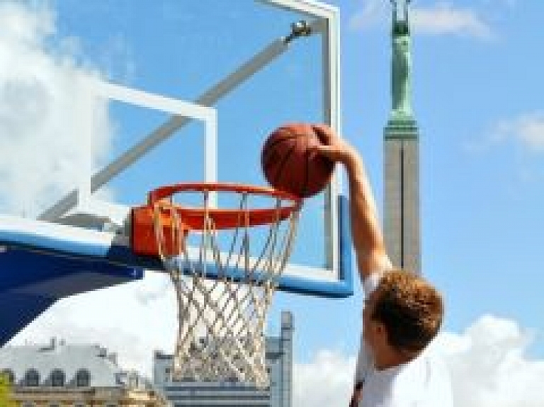 Pirmais Latvijas čempionāts 3x3 basketbolā Rīgā