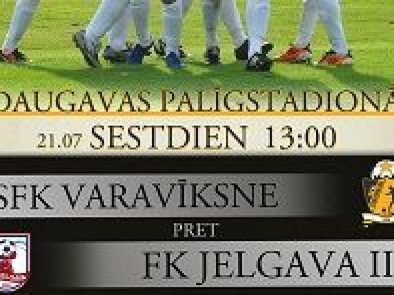 SFK Varavīksne izcīna uzvaru pār FK Jelgava 2