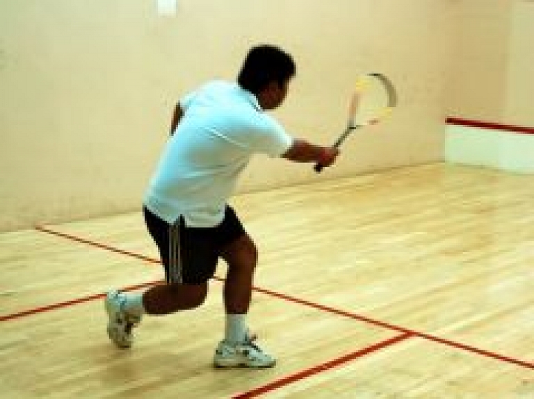 Jelgavā sadalītas skvoša balvas