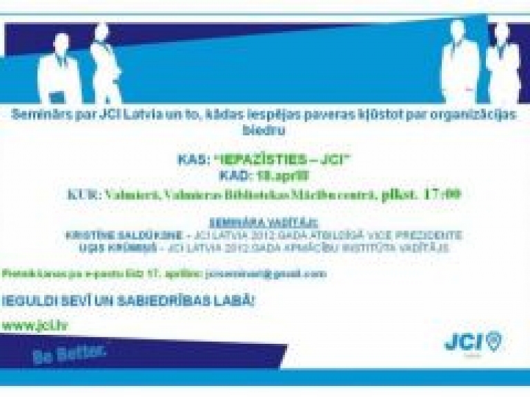 Iepazīsties – Junior Chamber International!