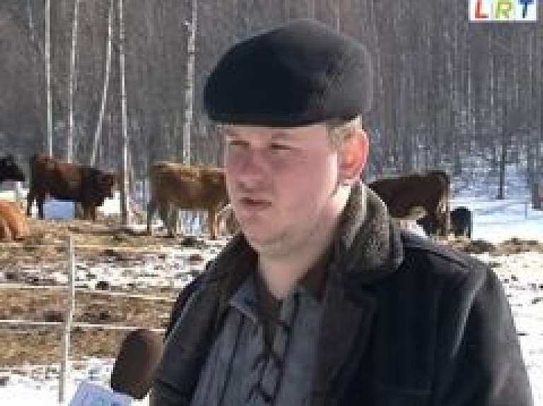Aulejas pagasta uzņēmējs grib strādāt moderni (video)