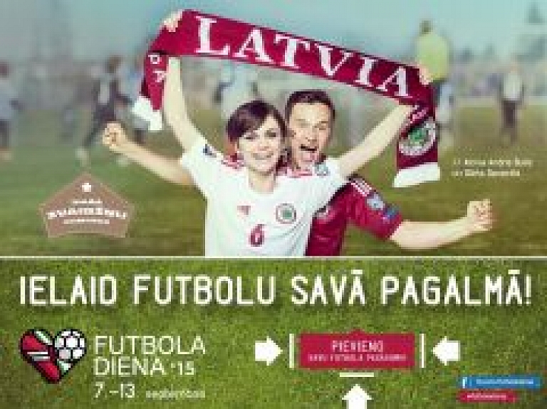 Aicina organizēt Futbola dienas pasākumus visā Latvijā